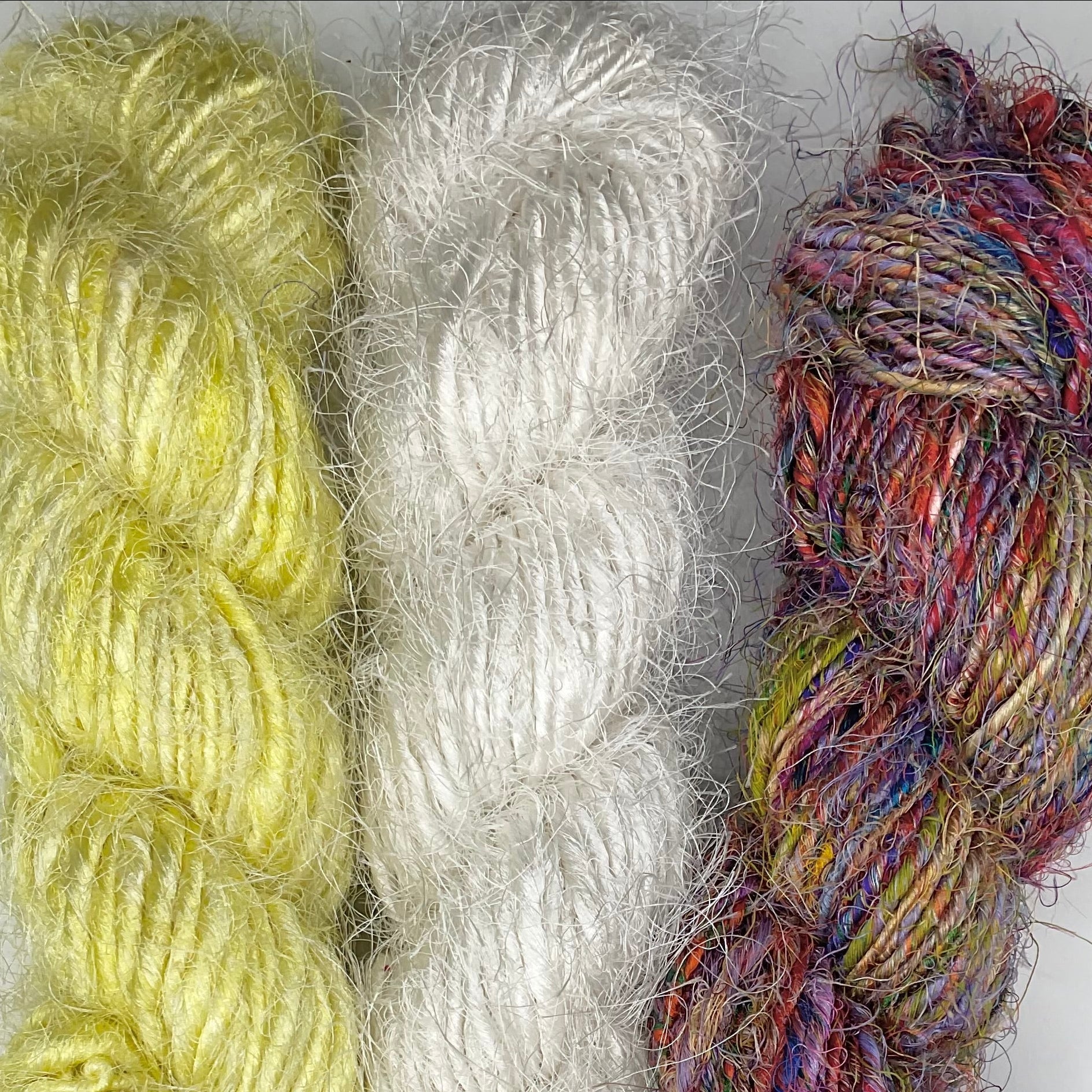 Handspun polyester yarn